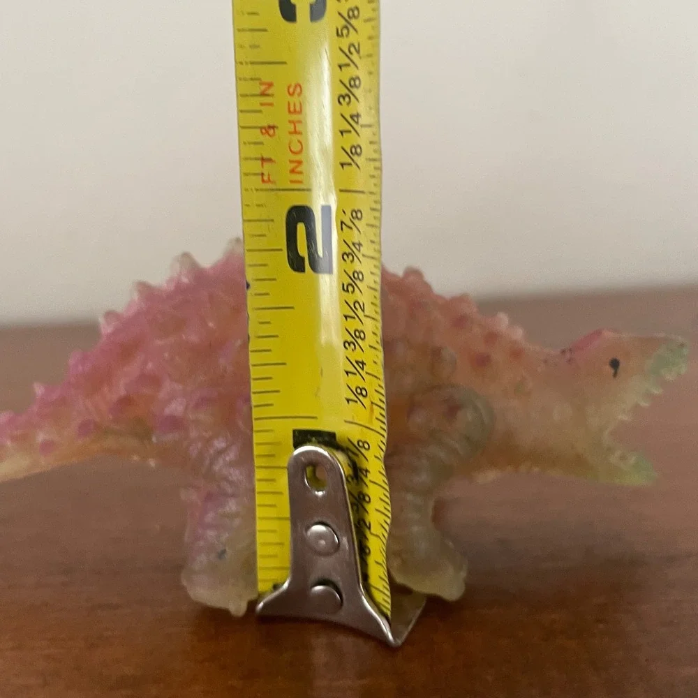 Vtg‎ 1980s Glow In The Dark panoplosaurus / ankylosaurus Dinosaur Toy Figure